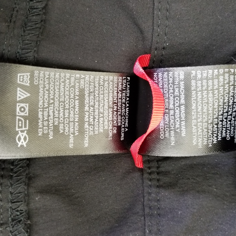 New The North Face Black Outdoor Tab Hem Hiking Activewear Pants Size 4 - Picture 14 of 14